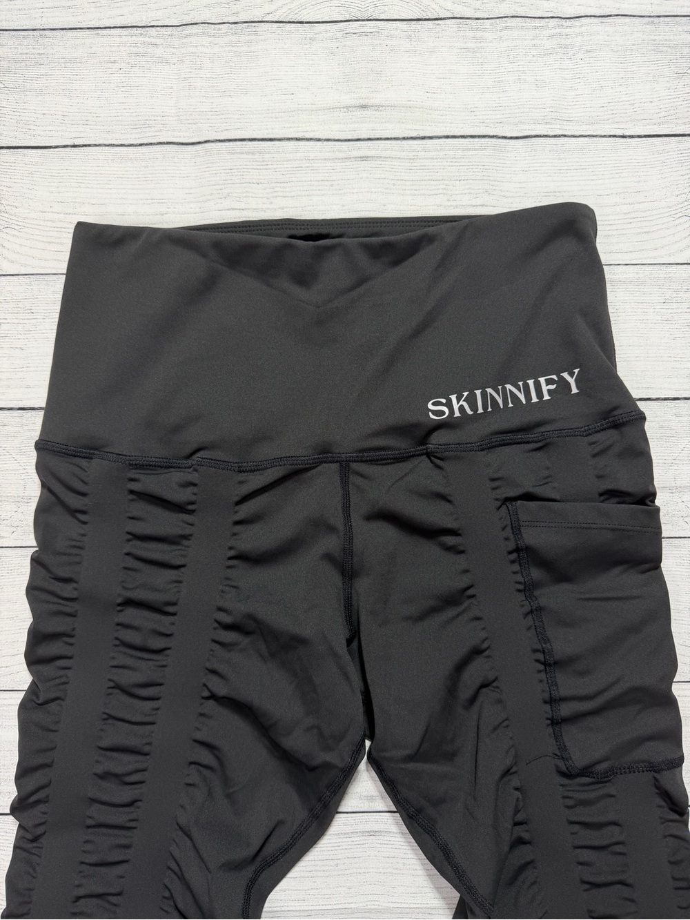 Skinnify High Waisted Tummy Control Leggings Medium Athleisure Shapewear